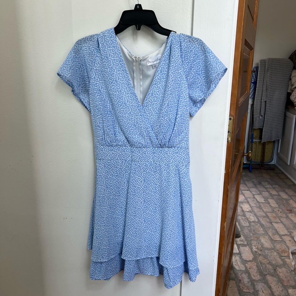 Honey and Rosie Light Blue Mini Dress